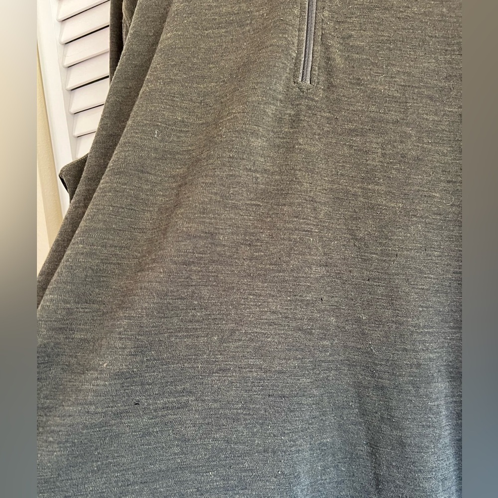 Smartwool Pullover Sweater Green Merino Wool 1/4 Zip Baselayer - Picture 8 of 14